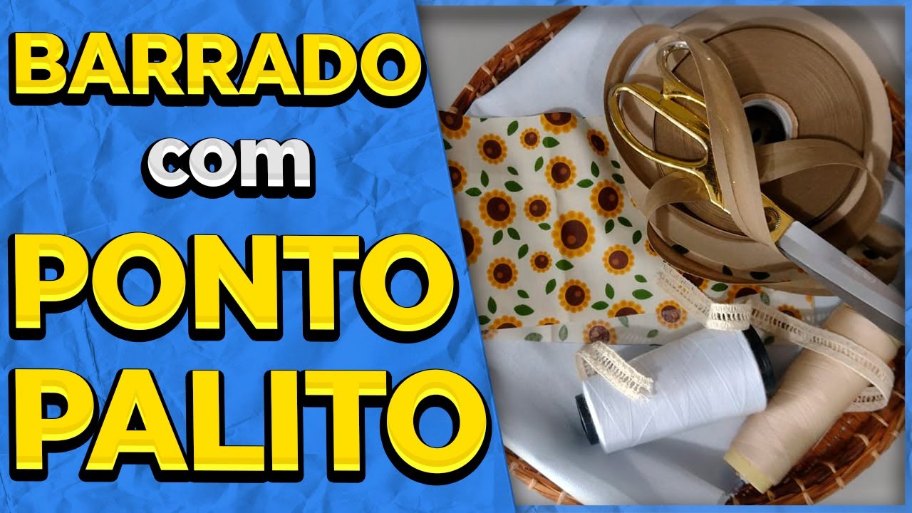 Como Fazer Barrado em Pano de Prato com Ponto Palito - Como Ganhar Dinheiro