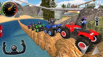 Impossible Offroad Quad Bike Stunts Tracks Racing 3D #1 - Offroad Outlaws Android Gameplay [UHD]