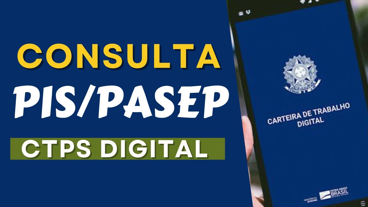 Consulta PIS PASEP PELA CARTEIRA DE TRABALHO DIGITAL YouTube como-saber-o-pis-da-carteira-de-trabalho-digital-passo-a-passo-youtube