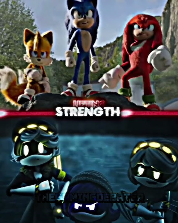 Team Sonic vs Murder Drones Trio
