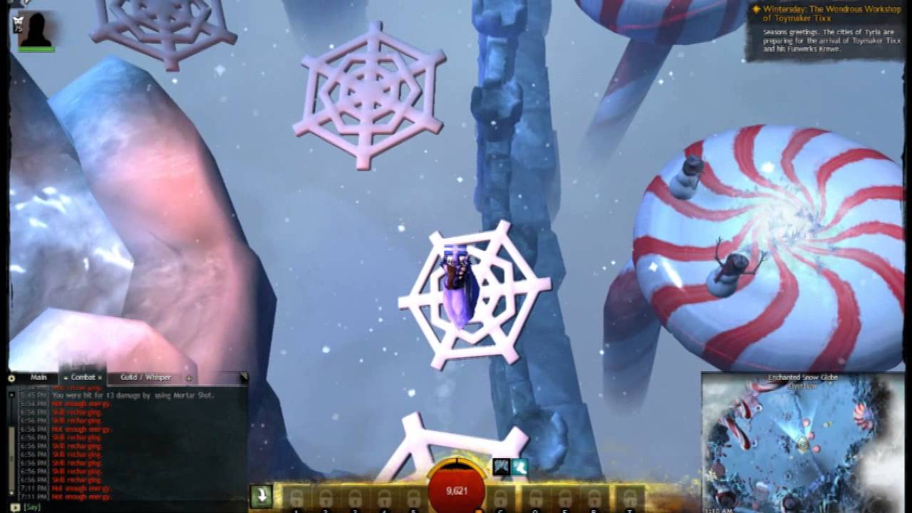 Guild Wars 2 Winter Wonderland (snow globe jumping puzzle) YouTube