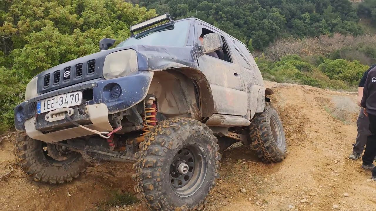 OFF ROAD IN GREECE WITH SUZUKI GRAND VITARA & JIMNY @ ΒΟΛΤΑ ΣΤΗΝ ΒΑΡΥΜΠΟΜΠΗ(Full HD 1080p HIGH FR60)