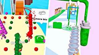Bridge Race Vs Clone Rush walkthrough gameplay Android iOS Free Update Mobile games CAULW9J