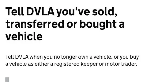 V5, Logbook changes online & change of name & address. Notify DVLA of sold car using a mobile phone. - DayDayNews