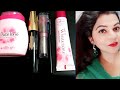 Makeup /सामान न होने पर हम मेकअप कैसे करें|| beginners  के लिए मेकअप|| सिर्फ 5 सामान से करें मेकअप