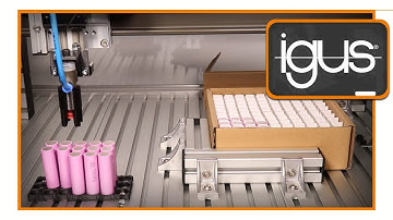 Pick & place-application with gantry robot and igus Robot Control