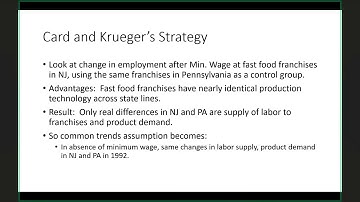 Lecture 14--Minimum Wages: 5)  Empirical Strategy