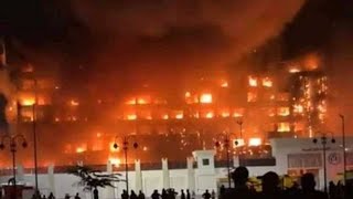 حريق مدرية أمن الإسماعيلية