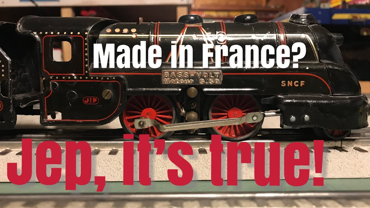 Locomotive Vapeur JEP O SNCF – Tôle Sérigraphiée, éclairage, Analogique