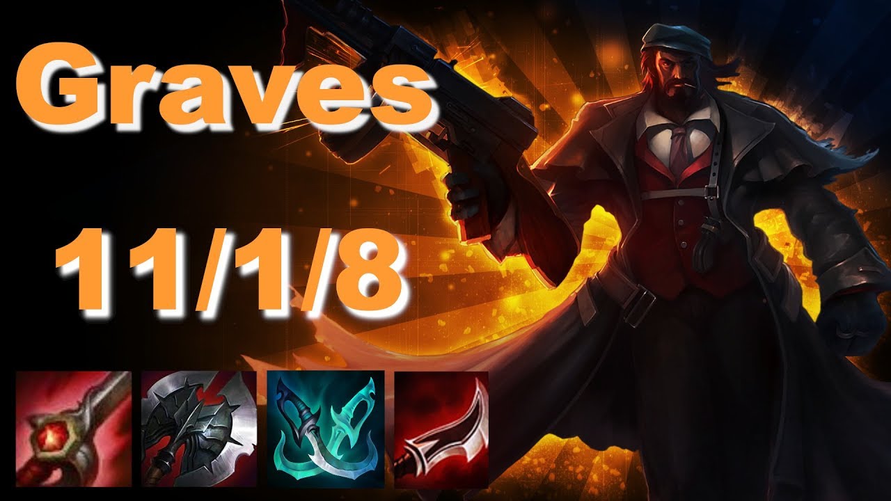Graves vs Olaf (JUNGLE) | KDA 11/1/8 Challenger, Patch 10.12