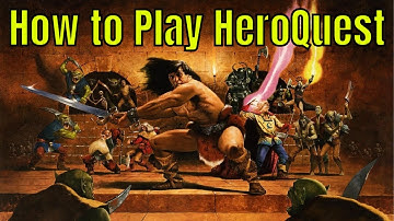 HeroQuest Basic Game Mechanics - Tabletop Roleplaying Game Rules #1 🔴#4k LIVE