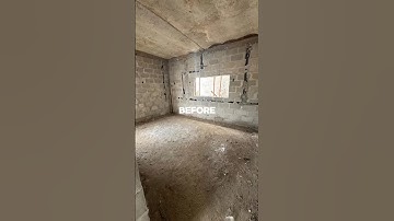 Modern Kitchen Design Ideas | Before & After 3D Transformation from an Unfinished Space