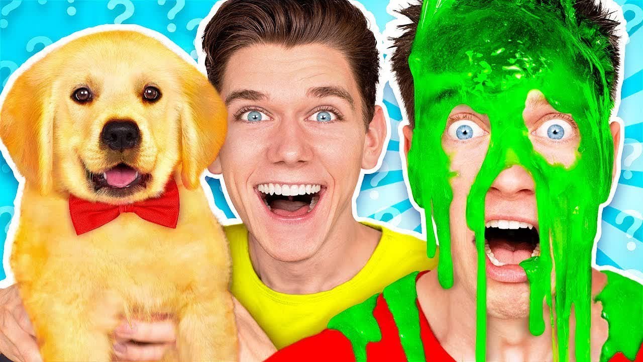 Dogs Pick our Mystery Slime Challenge! Learn How To Make the Best DIY ...