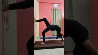 Beginner Gymnastics: Backbend Kickover | #shortsvideo