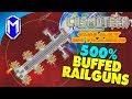 Railguns Buffed Over 500% - Let's Play Cosmoteer Galaxy In Flames Modded Gameplay Ep 6