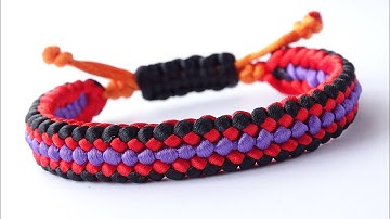 DIY Macrame Style Bracelet-Sanctified Covenant/Square/Cobra Sliding Knot-CBYS