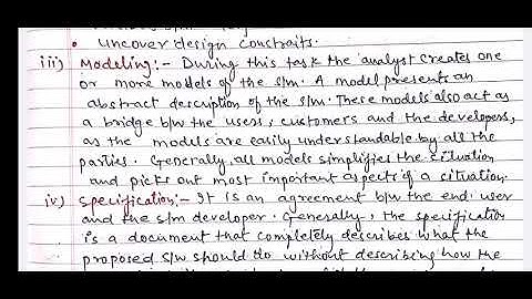 3CS4-07, Lec-1a, Part-2, Requirement Analysis Tasks, SE, Unit-3, Shashi Kant