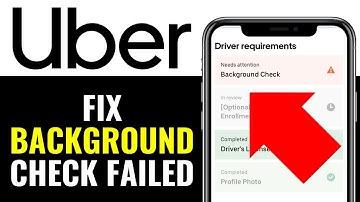 How To Fix Uber App Background Check Failed 2025 (QUICK & EASY)