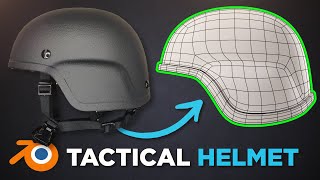 Topology Study - Tactical PASGT Helmet (Part 1) - 3D Modeling