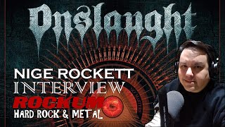 Onslaught - Generation Antichrist Nige Rockett interview  Rockum Radio Show 2020 Canada Metal