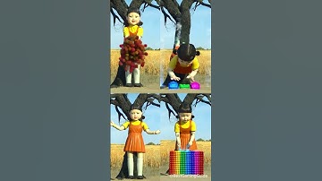 Squid Game Doll AI 195 #squidgame #squidgame2 #funny #cute