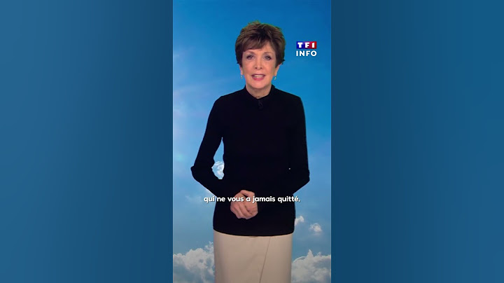 Catherine Laborde nous a quittés ce 28 janvier. Voici son dernier bulletin météo sur TF1 en 2017