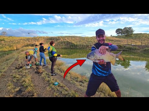 PESCARIA COM FAMILIA !! O PEIXE VEIO E VIROU FRITO NO FINAL 🐟