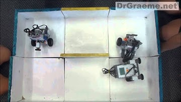 LEGO NXT Robot Maze free tutorial Mt. Nelson Tasmanian students DrGraeme.net