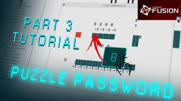 Tutorial PUZZLE PASSWORD Part 3 Clickteam Fusion 2.5