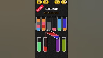 Water sort puzzle level 2092