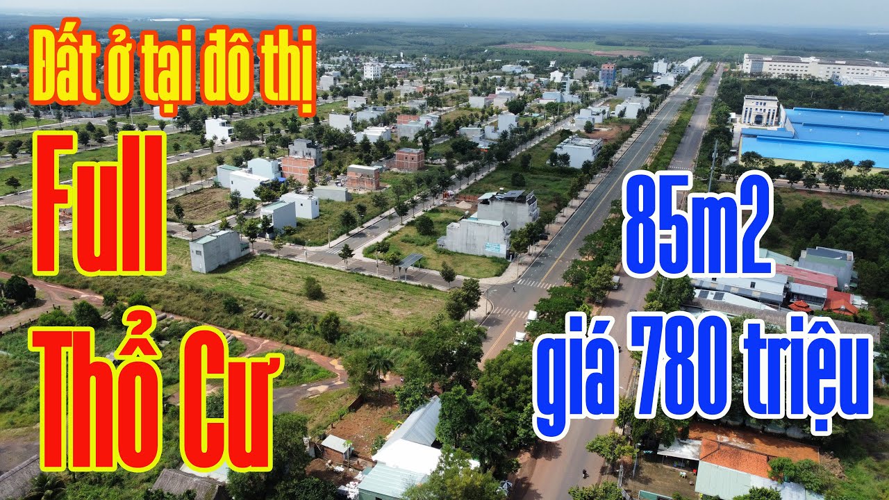 Đất Ở Tại Đô Thị Full thổ cư 100% diện tích 80m2 ngang 5 dài 16 với mức giá rẻ quá rẻ chỉ 850tr/nền