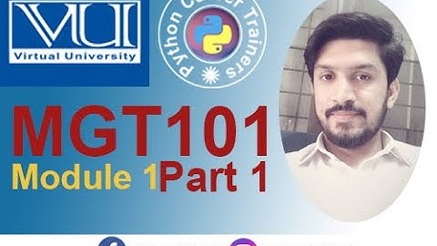 MGT101 module 1 Part 1 updated | Financial Accounting | Urdu / Hindi