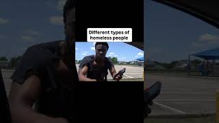 Different types of homeless people
