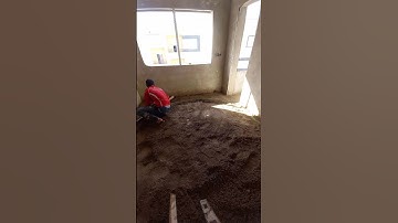 This is how we level and screed the floor before tiling #diy #tiling #construction #tiles#tilingtips
