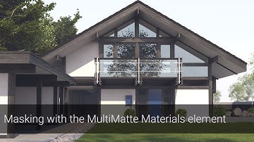 V-Ray Next for SketchUp – Masking with the MultiMatte Materials element