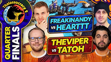 Andy vs Hearttt | TaToH vs TheViper $25,000 Thalassocracy 2 Quarterfinals