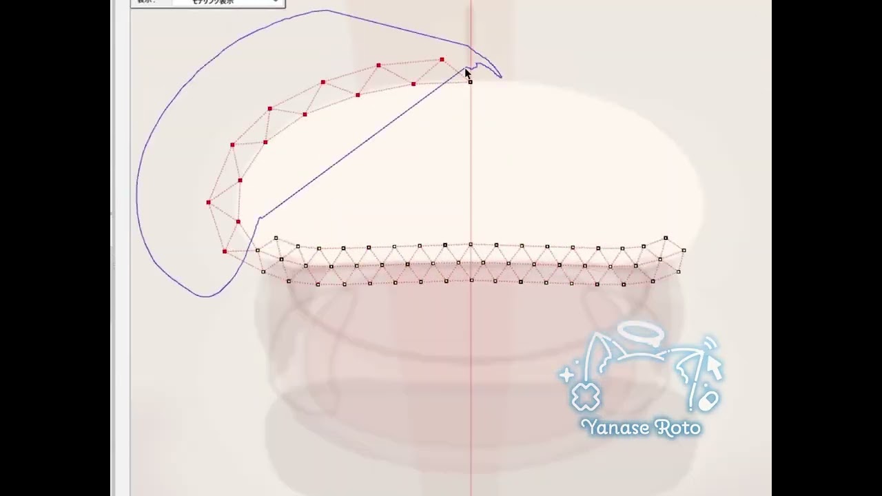 Live2D mesh process🧡✨by yanase roto