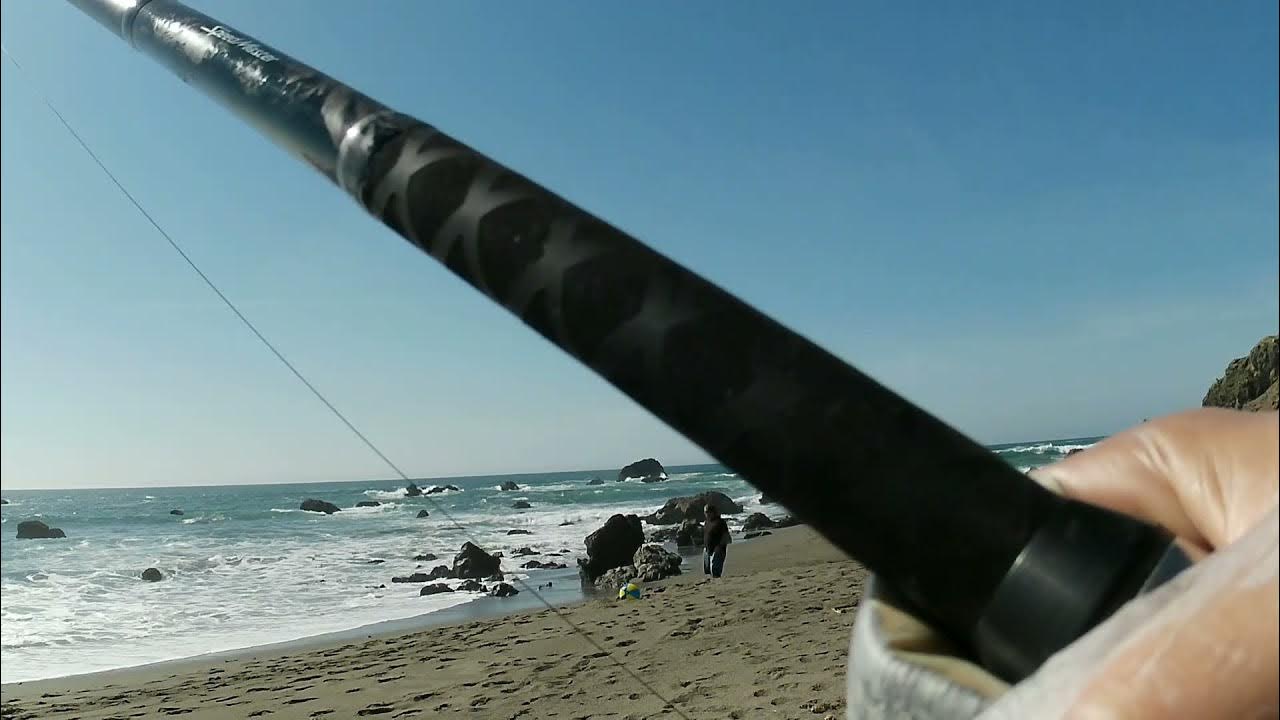 SHIMANO SPEEDMASTER 12' SURF SPINNING ROD. (TESTING ONLY, NO FISH