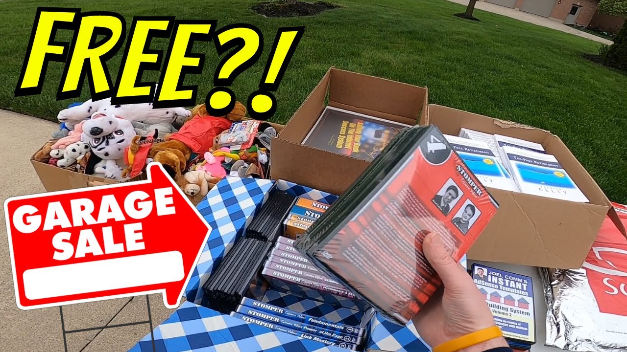Amazing Finds at the Garage Sales! - YouTube