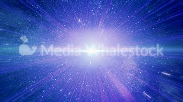 Abstract creative cosmic background, moving through space galaxy. Animation. Speed of light