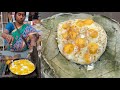 Queen of egg recipes giant 12 eggs half fry  indian street food