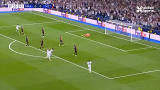 Champions League 09/05/2023 / Goal Vinicius against Manchester City screenshot 3