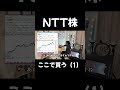 株価暴落中、NTT株買うなら...#株 #投資 #株式投資 #日本株