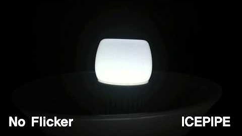 Flicker Test LED Lamp: ICEPIPE OBM