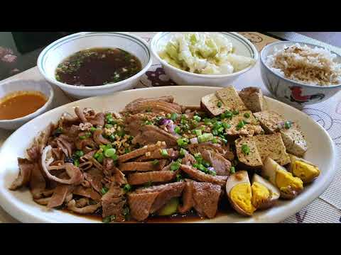 Teochew braised duck rice (ingredient list provided)