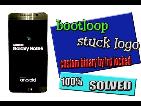 samsung note 5 SM-N9208DX unbrick bootloop stuck logo