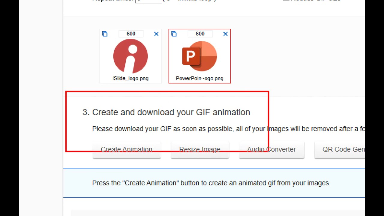 Create animated GIF's Online - YouTube