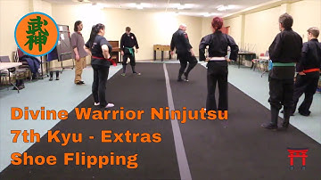 Bujinkan Ninjutsu, 7th Kyu, part 57 - shoe flipping