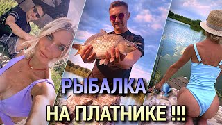 РЫБАЛКА на ПЛАТНИКЕ | ЛИНЬ на ПОПЛАВОК | КАРП на ФИДЕР | РЫБАЛКА в Подмосковье | Катя на рыбалке |