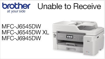 MFCJ6545DW or MFCJ6945DW unable to receive fax